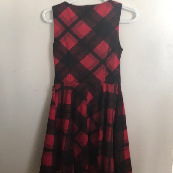 👗2/35$ flare dress red and black - Picture 3 of 3